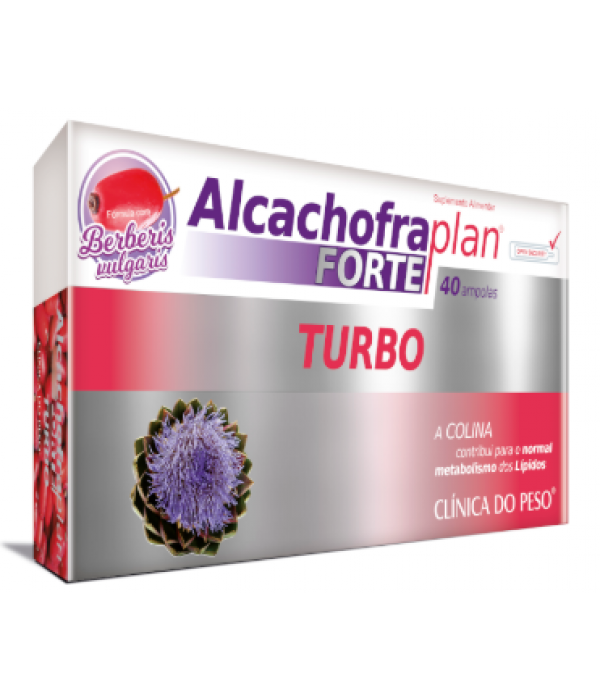 Alcachofra Plan Forte Turbo - 40 Ampolas - Fharmonat